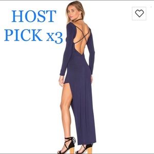 OPEN BACK MAXI DRESS